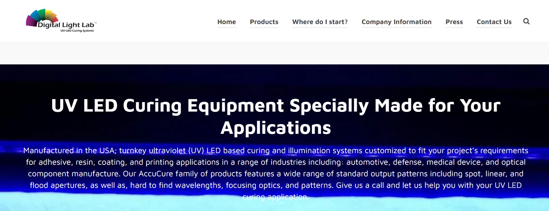 Digital Light Lab uv led curing system  manufacturer