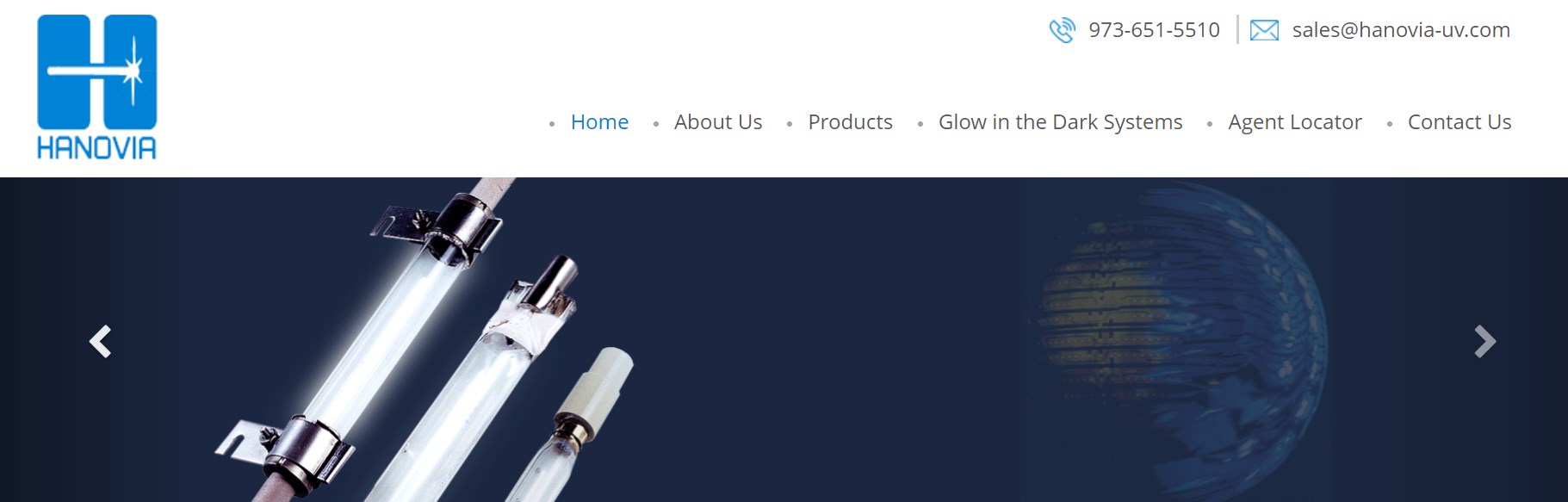 HANOVIA curing lamp manufacturer