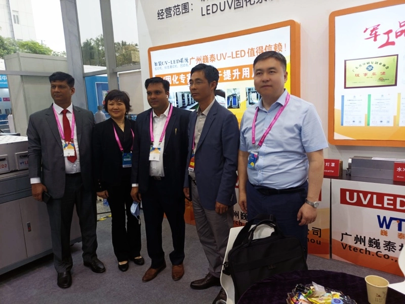 WT Exhibition uv led curing system Middle east exhibition